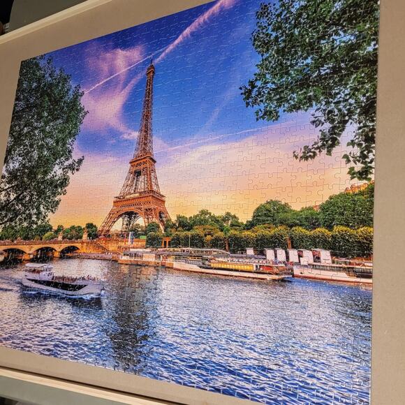 Mindbogglers Eiffel Tower Paris, France Jigsaw Puzzle 1000 pcs Complete - Picture 7 of 7